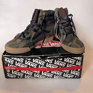 Vans Sk8 Hi Hidden Wedge Sneaker Camo 8.5